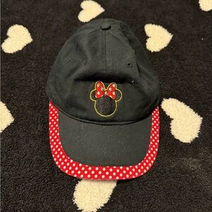 Disney Black and White Minnie Mouse Hat